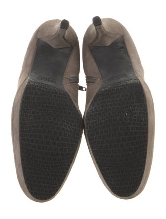 Stuart Weitzman Suede Animal Print Boots