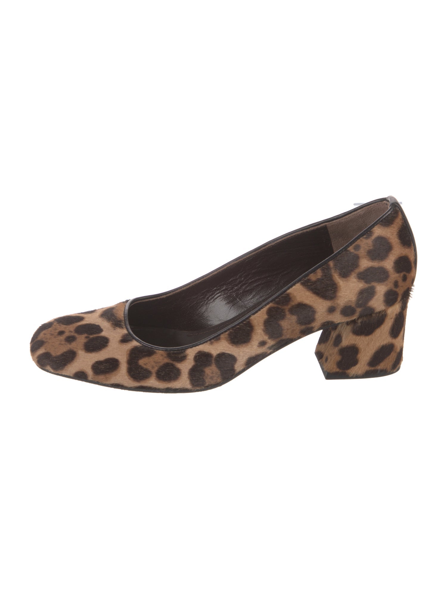 Stuart Weitzman Ponyhair Animal Print Pumps