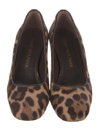 Stuart Weitzman Ponyhair Animal Print Pumps