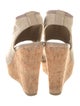 Stuart Weitzman Canvas Slingback Sandals