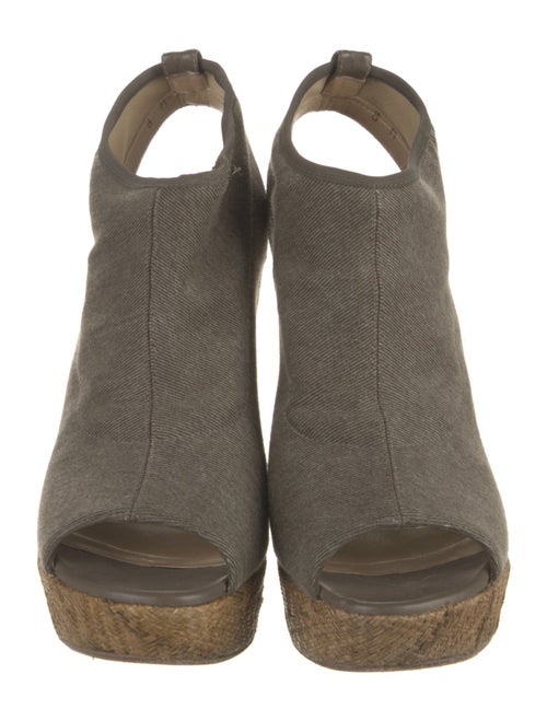 Stuart Weitzman Canvas Slingback Sandals