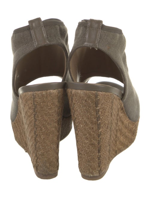 Stuart Weitzman Canvas Slingback Sandals