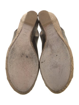 Stuart Weitzman Canvas Slingback Sandals