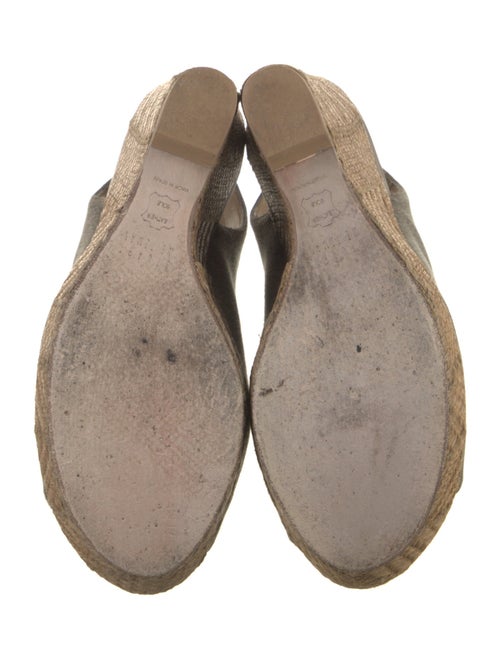 Stuart Weitzman Canvas Slingback Sandals