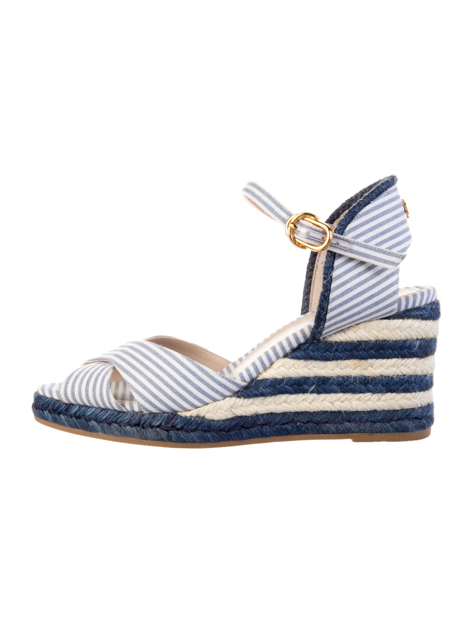 Stuart Weitzman Striped Espadrilles