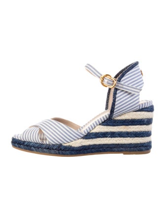 Stuart Weitzman Striped Espadrilles