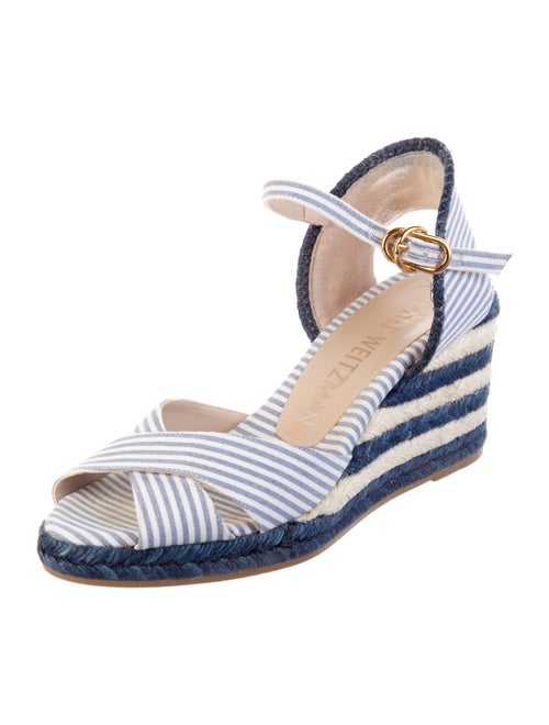 Stuart Weitzman Striped Espadrilles