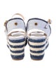 Stuart Weitzman Striped Espadrilles