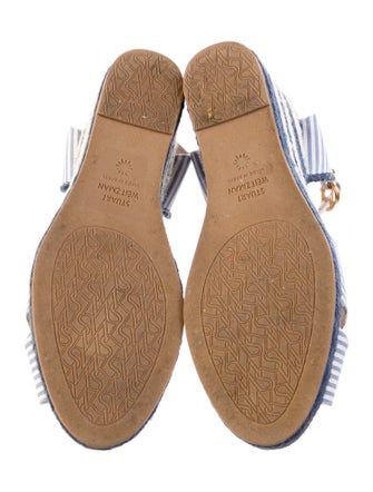 Stuart Weitzman Striped Espadrilles
