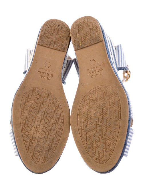Stuart Weitzman Striped Espadrilles