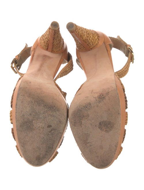 Stuart Weitzman Leather T-Strap Pumps