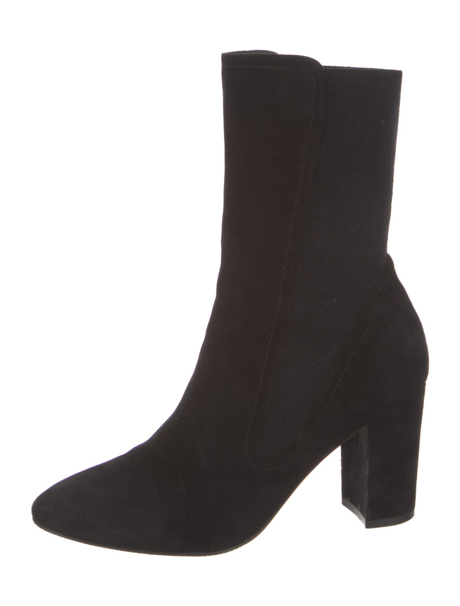Stuart Weitzman Suede Sock Boots