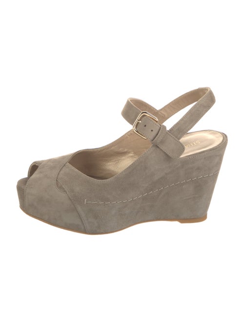 Stuart Weitzman Suede Slingback Pumps