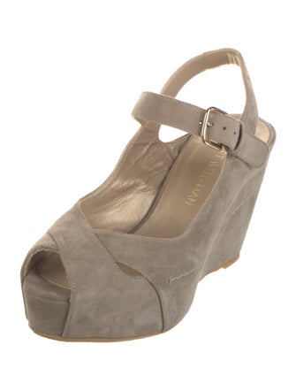 Stuart Weitzman Suede Slingback Pumps
