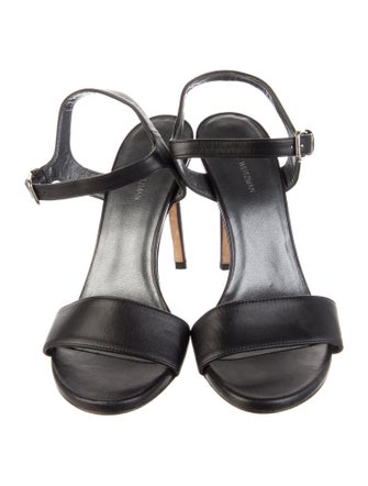 Stuart Weitzman Leather Slingback Sandals
