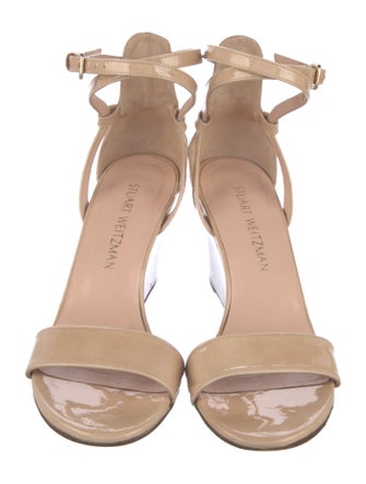 Stuart Weitzman Patent Leather Sandals
