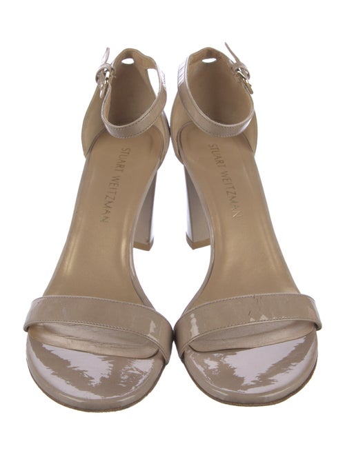 Stuart Weitzman Patent Leather Sandals