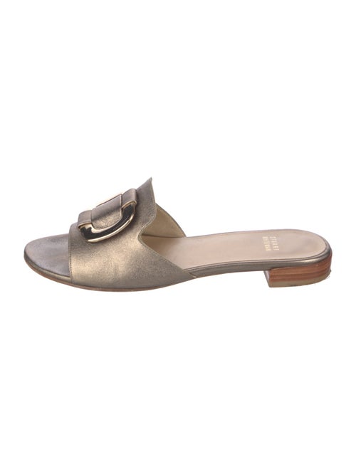 Stuart Weitzman Leather Slides