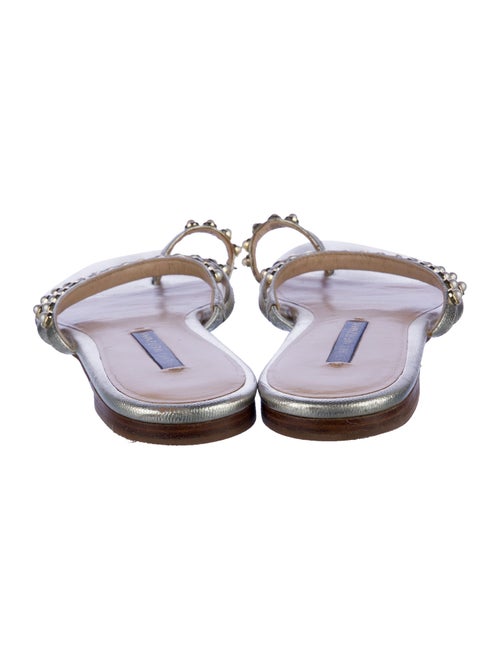 Stuart Weitzman Leather Slides