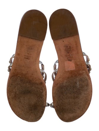 Stuart Weitzman Leather Slides