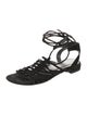 Stuart Weitzman Suede Gladiator Sandals