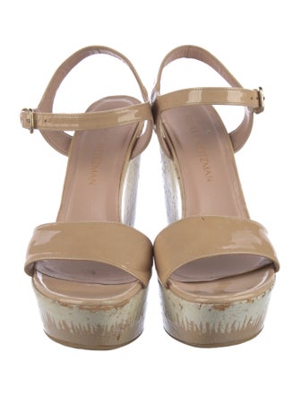 Stuart Weitzman Patent Leather Sandals
