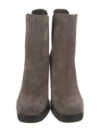 Stuart Weitzman Suede Chelsea Boots