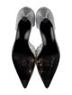 Stuart Weitzman Satin Crystal Embellishments D'Orsay Pumps