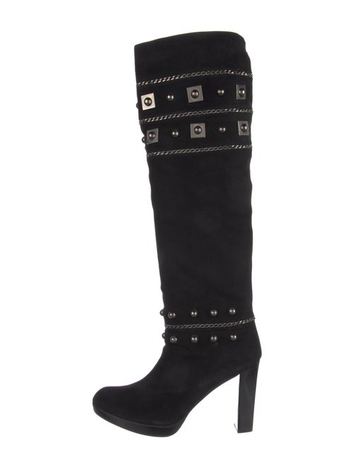 Stuart Weitzman Suede Sock Boots