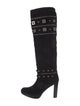 Stuart Weitzman Suede Sock Boots