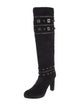 Stuart Weitzman Suede Sock Boots