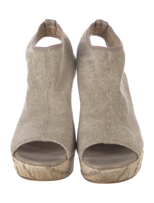 Stuart Weitzman Straw Striped Slingback Pumps