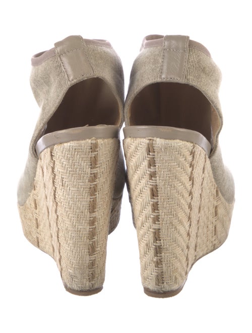 Stuart Weitzman Straw Striped Slingback Pumps