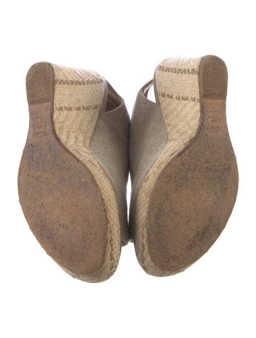 Stuart Weitzman Straw Striped Slingback Pumps