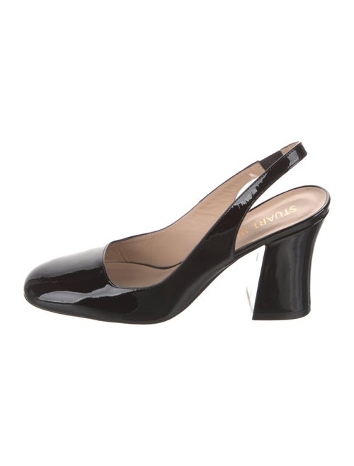 Stuart Weitzman Patent Leather Slingback Pumps
