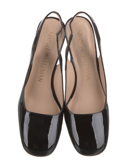 Stuart Weitzman Patent Leather Slingback Pumps