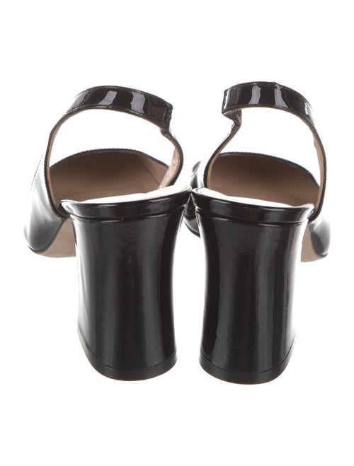 Stuart Weitzman Patent Leather Slingback Pumps