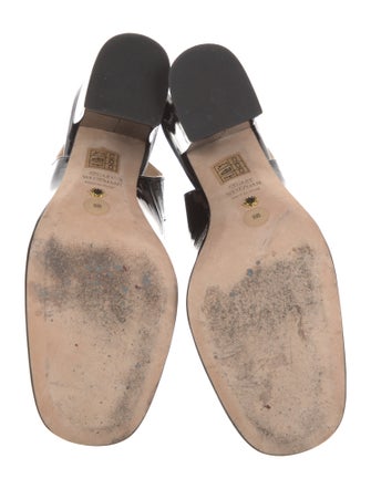 Stuart Weitzman Patent Leather Slingback Pumps