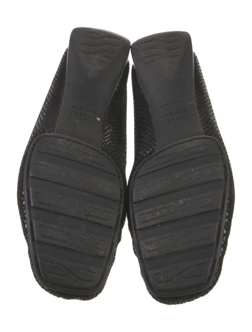 Stuart Weitzman Patent Leather Animal Print Loafers