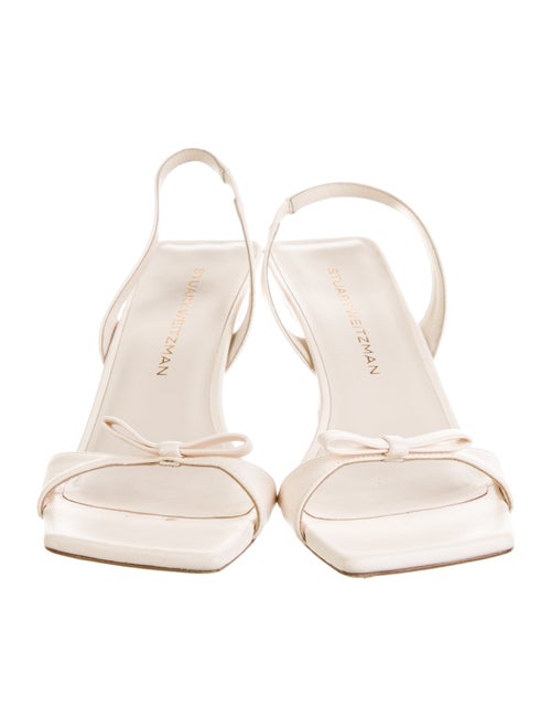 Stuart Weitzman Leather Slingback Sandals