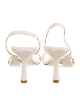 Stuart Weitzman Leather Slingback Sandals