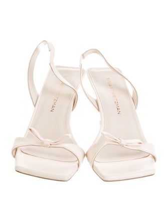 Stuart Weitzman Leather Slingback Sandals