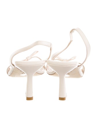 Stuart Weitzman Leather Slingback Sandals