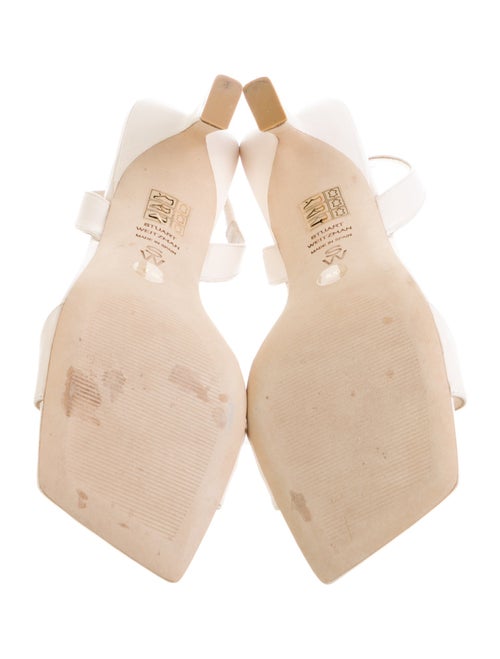 Stuart Weitzman Leather Slingback Sandals