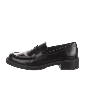 Stuart Weitzman Patent Leather Loafers