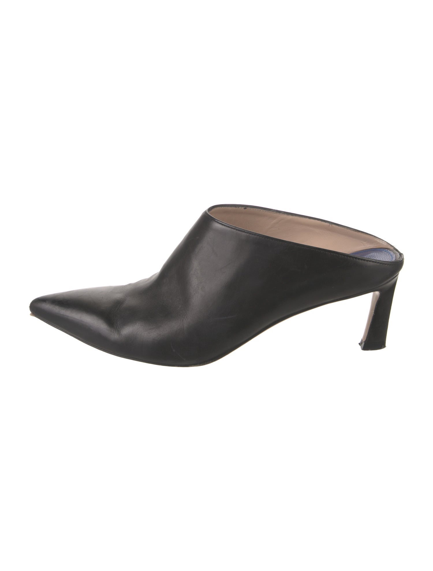 Stuart Weitzman Leather Mules