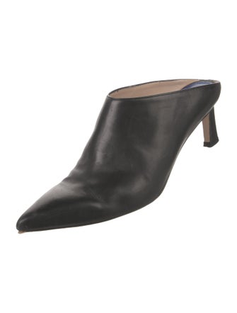 Stuart Weitzman Leather Mules