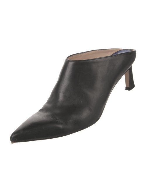 Stuart Weitzman Leather Mules