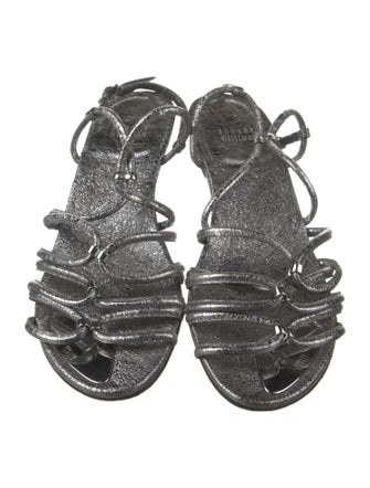 Stuart Weitzman Leather Gladiator Sandals