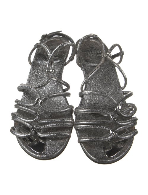 Stuart Weitzman Leather Gladiator Sandals